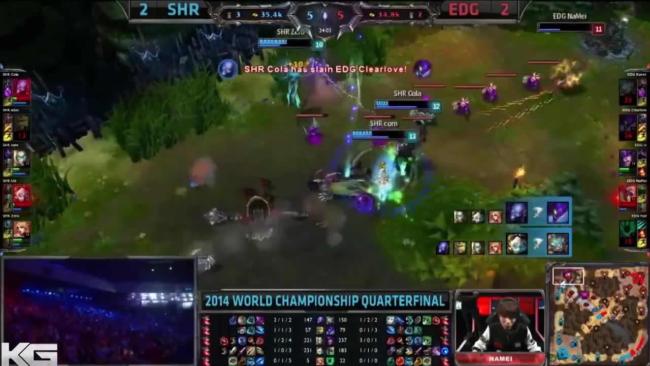 NS险胜SHR,Uzi制霸全场 NS险胜SHR,Uzi制霸全场